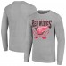 Футболка с длинным рукавом Detroit Red Wings Starter 80s Inspired Team Logo - Heather Gray