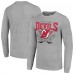Футболка с длинным рукавом New Jersey Devils Starter Heather Gray 80s Inspired Team Logo