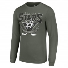 Футболка с длинным рукавом Dallas Stars Starter Team Logo Graphic - Olive