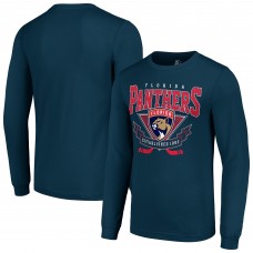 Футболка с длинным рукавом Florida Panthers Starter Team Logo Graphic - Navy