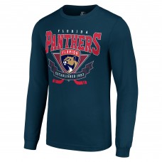 Футболка с длинным рукавом Florida Panthers Starter Team Logo Graphic - Navy