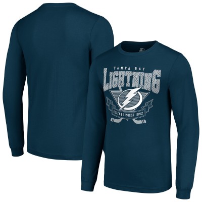Футболка Tampa Bay Lightning Starter Team Logo Graphic Long Sleeve - Navy
