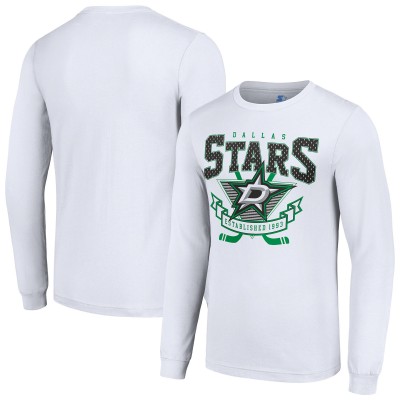 Футболка с длинным рукавом Dallas Stars Starter Team Logo Graphic - White