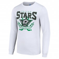 Футболка с длинным рукавом Dallas Stars Starter Team Logo Graphic - White