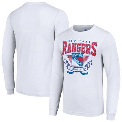 Футболка с длинным рукавом New York Rangers Starter Team Logo Graphic - White