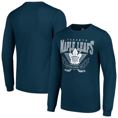 Футболка с длинным рукавом Toronto Maple Leafs Starter Team Logo Graphic - Navy