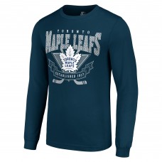 Футболка с длинным рукавом Toronto Maple Leafs Starter Team Logo Graphic - Navy