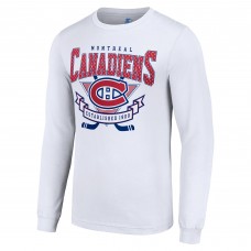 Футболка с длинным рукавом Montreal Canadiens Starter Team Logo Graphic - White