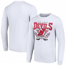 Футболка с длинным рукавом New Jersey Devils Starter Team Logo Graphic - White