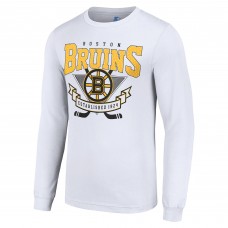 Футболка с длинным рукавом Boston Bruins Starter Team Logo Graphic - White