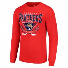 Футболка с длинным рукавом Florida Panthers Starter Team Logo Graphic - Red