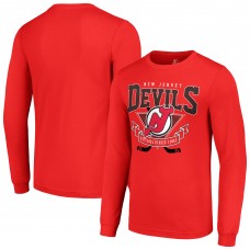 Футболка с длинным рукавом New Jersey Devils Starter Team Logo Graphic - Red
