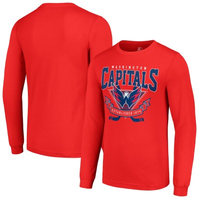 Футболка с длинным рукавом Washington Capitals Starter Team Logo Graphic - Red