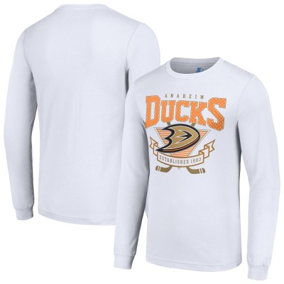 Футболка с длинным рукавом Anaheim Ducks Starter Team Logo Graphic - White