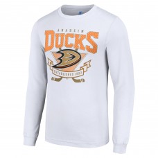 Футболка с длинным рукавом Anaheim Ducks Starter Team Logo Graphic - White