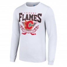 Футболка с длинным рукавом Calgary Flames Starter Team Logo Graphic - White