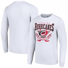 Футболка с длинным рукавом Carolina Hurricanes Starter White Team Logo Graphic