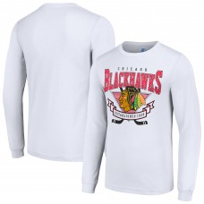 Футболка с длинным рукавом Chicago Blackhawks Starter Team Logo Graphic - White