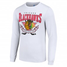 Футболка с длинным рукавом Chicago Blackhawks Starter Team Logo Graphic - White