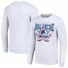 Футболка с длинным рукавом Colorado Avalanche Starter Team Logo Graphic - White
