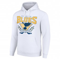 Толстовка St. Louis Blues Starter Team Logo Graphic Fleece Tri-Blend - White
