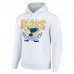 Толстовка St. Louis Blues Starter Team Logo Graphic Fleece Tri-Blend - White