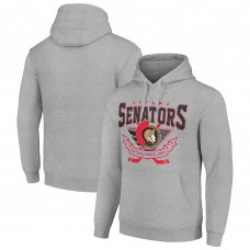 Толстовка Ottawa Senators Starter Team Logo Graphic Fleece Tri-Blend - Heather Gray