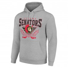 Толстовка Ottawa Senators Starter Team Logo Graphic Fleece Tri-Blend - Heather Gray