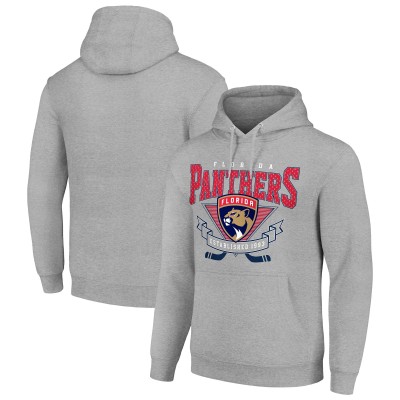 Толстовка Florida Panthers Starter Team Logo Graphic Fleece Tri-Blend - Heather Gray