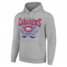 Толстовка Montreal Canadiens Starter Team Logo Graphic Fleece Tri-Blend - Heather Gray