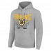 Толстовка Boston Bruins Starter Team Logo Graphic Fleece Tri-Blend - Heather Gray