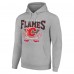 Толстовка Calgary Flames Starter Team Logo Graphic Fleece Tri-Blend - Heather Gray