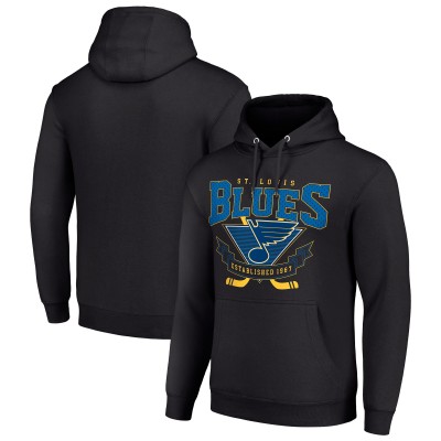 Толстовка St. Louis Blues Starter Team Logo Graphic Fleece Tri-Blend - Black