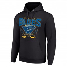 Толстовка St. Louis Blues Starter Team Logo Graphic Fleece Tri-Blend - Black