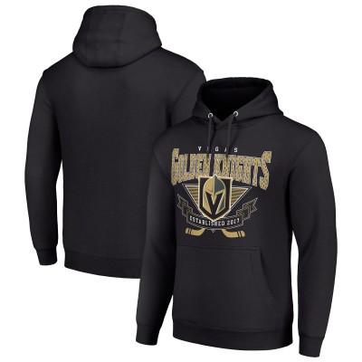 Толстовка Vegas Golden Knights Starter Team Logo Graphic Fleece Tri-Blend - Black