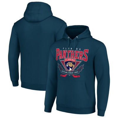 Толстовка Florida Panthers Starter Team Logo Graphic Fleece Tri-Blend - Navy