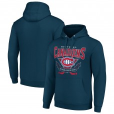 Толстовка Montreal Canadiens Starter Team Logo Graphic Fleece Tri-Blend - Navy