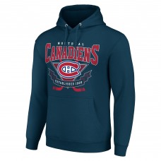 Толстовка Montreal Canadiens Starter Team Logo Graphic Fleece Tri-Blend - Navy