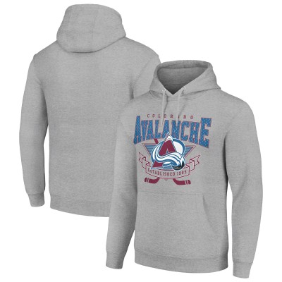 Толстовка Colorado Avalanche Starter Team Logo Graphic Fleece Tri-Blend - Heather Gray