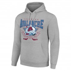 Толстовка Colorado Avalanche Starter Team Logo Graphic Fleece Tri-Blend - Heather Gray