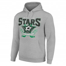 Толстовка Dallas Stars Starter Team Logo Graphic Fleece Tri-Blend - Heather Gray