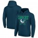 Vancouver Canucks Starter Navy Team Logo Graphic Fleece Tri-Blend Pullover Hoodie