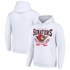 Толстовка Ottawa Senators Starter Team Logo Graphic Fleece Tri-Blend - White