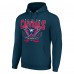 Толстовка Washington Capitals Starter Navy Team Logo Graphic Fleece Tri-Blend