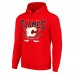 Толстовка Calgary Flames Starter Team Logo Graphic Fleece Tri-Blend - Red