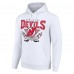 Толстовка New Jersey Devils Starter Team Logo Graphic Fleece Tri-Blend - White