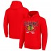 Толстовка Chicago Blackhawks Starter Team Logo Graphic Fleece Tri-Blend - Red