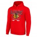 Толстовка Chicago Blackhawks Starter Team Logo Graphic Fleece Tri-Blend - Red