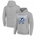 Толстовка Tampa Bay Lightning Starter Team Logo Graphic Fleece Tri-Blend - Heather Gray