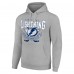 Толстовка Tampa Bay Lightning Starter Team Logo Graphic Fleece Tri-Blend - Heather Gray